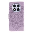 For Redmi Note 14 Pro 4G / 5G / Note 14 Pro+ Sun Mandala Embossing Pattern Phone Leather Case(Purple) - 3