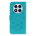 For Redmi Note 14 Pro 4G / 5G / Note 14 Pro+ Sun Mandala Embossing Pattern Phone Leather Case(Blue) - 3