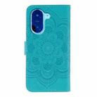 For Redmi A5 4G 173.3mm Sun Mandala Embossing Pattern Phone Leather Case(Blue) - 3