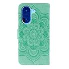 For Redmi A5 4G 173.3mm Sun Mandala Embossing Pattern Phone Leather Case(Green) - 3