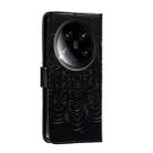 For Xiaomi 14 Ultra Sun Mandala Embossing Pattern Phone Leather Case(Black) - 3