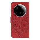For Xiaomi 15 Ultra Sun Mandala Embossing Pattern Phone Leather Case(Red) - 3