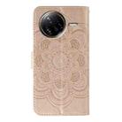 For Xiaomi Poco F7 Ultra / Redmi K80 Pro Sun Mandala Embossing Pattern Phone Leather Case(Rose Gold) - 3