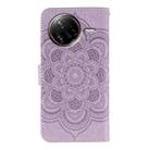 For Xiaomi Poco F7 Ultra / Redmi K80 Pro Sun Mandala Embossing Pattern Phone Leather Case(Purple) - 3