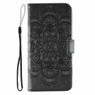 For Xiaomi 14T Pro Sun Mandala Embossing Pattern Phone Leather Case(Black) - 2