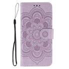 For Xiaomi 14T Pro Sun Mandala Embossing Pattern Phone Leather Case(Purple) - 2