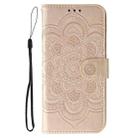 For Xiaomi 14T Sun Mandala Embossing Pattern Phone Leather Case(Rose Gold) - 2