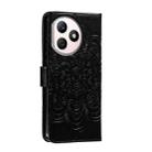 For Honor X50i+ Sun Mandala Embossing Pattern Phone Leather Case(Black) - 3