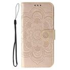 For Honor Magic7 Lite Sun Mandala Embossing Pattern Phone Leather Case(Rose Gold) - 2