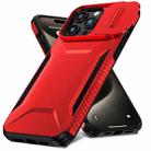 For iPhone 15 Pro Sliding Camshield Phone Case(Red) - 2