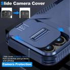 For iPhone 15 Pro Sliding Camshield Phone Case(Blue) - 3