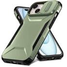 For iPhone 15 Sliding Camshield Phone Case(Alpine Green) - 2