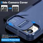 For iPhone 15 Sliding Camshield Phone Case(Blue) - 3