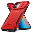 For iPhone 16 Plus Sliding Camshield Phone Case(Red) - 2