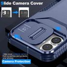 For iPhone 16 Plus Sliding Camshield Phone Case(Blue) - 3