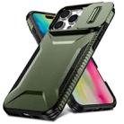 For iPhone 16 Pro Sliding Camshield Phone Case(Alpine Green) - 2