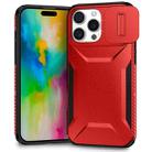 For iPhone 16 Pro Sliding Camshield Phone Case(Red) - 1