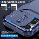 For iPhone 16 Pro Sliding Camshield Phone Case(Blue) - 3