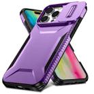 For iPhone 16 Pro Sliding Camshield Phone Case(Purple) - 2