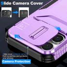 For iPhone 16 Pro Sliding Camshield Phone Case(Purple) - 3