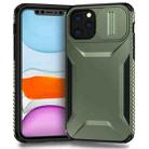 For iPhone 11 Pro Sliding Camshield Phone Case(Alpine Green) - 1