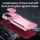 For iPhone 11 Pro Sliding Camshield Phone Case(Pink + Rose Red) - 3