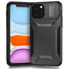 For iPhone 11 Pro Max Sliding Camshield Phone Case(Black) - 1