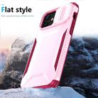 For iPhone 12 Sliding Camshield Phone Case(Pink + Rose Red) - 3