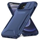 For iPhone 12 Sliding Camshield Phone Case(Blue) - 2