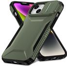 For iPhone 14 / 13 Sliding Camshield Phone Case(Alpine Green) - 2