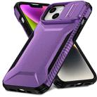 For iPhone 14 / 13 Sliding Camshield Phone Case(Purple) - 2