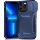 For iPhone 13 Pro Sliding Camshield Phone Case(Blue) - 1