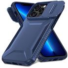 For iPhone 13 Pro Sliding Camshield Phone Case(Blue) - 2