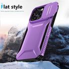 For iPhone 13 Pro Sliding Camshield Phone Case(Purple) - 3