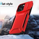 For iPhone 13 Pro Max Sliding Camshield Phone Case(Red) - 3