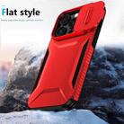 For iPhone 14 Pro Sliding Camshield Phone Case(Red) - 3