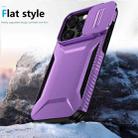 For iPhone 14 Pro Sliding Camshield Phone Case(Purple) - 3