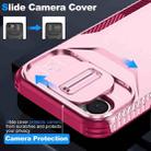 For iPhone 16e Sliding Camshield Phone Case(Pink + Rose Red) - 3