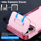For iPhone 17 Pro Max Sliding Camshield Phone Case(Pink + Rose Red) - 3