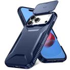 For iPhone 17 Pro Max Sliding Camshield Phone Case(Blue) - 2