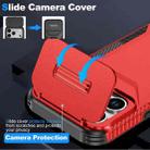 For iPhone 17 Pro Sliding Camshield Phone Case(Red) - 3