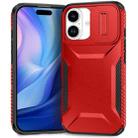 For iPhone 17 Sliding Camshield Phone Case(Red) - 1