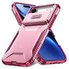 For iPhone 17 Air Sliding Camshield Phone Case(Pink + Rose Red) - 2