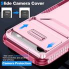 For iPhone 17 Air Sliding Camshield Phone Case(Pink + Rose Red) - 3