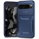 For Google Pixel 9 Pro XL Sliding Camshield Phone Case(Blue) - 1