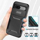 For Google Pixel 8a Sliding Camshield Phone Case(Black) - 3