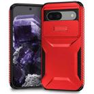 For Google Pixel 8a Sliding Camshield Phone Case(Red) - 1