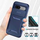 For Google Pixel 8a Sliding Camshield Phone Case(Blue) - 3