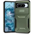 For Google Pixel 8 Pro Sliding Camshield Phone Case(Alpine Green) - 1