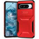 For Google Pixel 8 Pro Sliding Camshield Phone Case(Red) - 1
